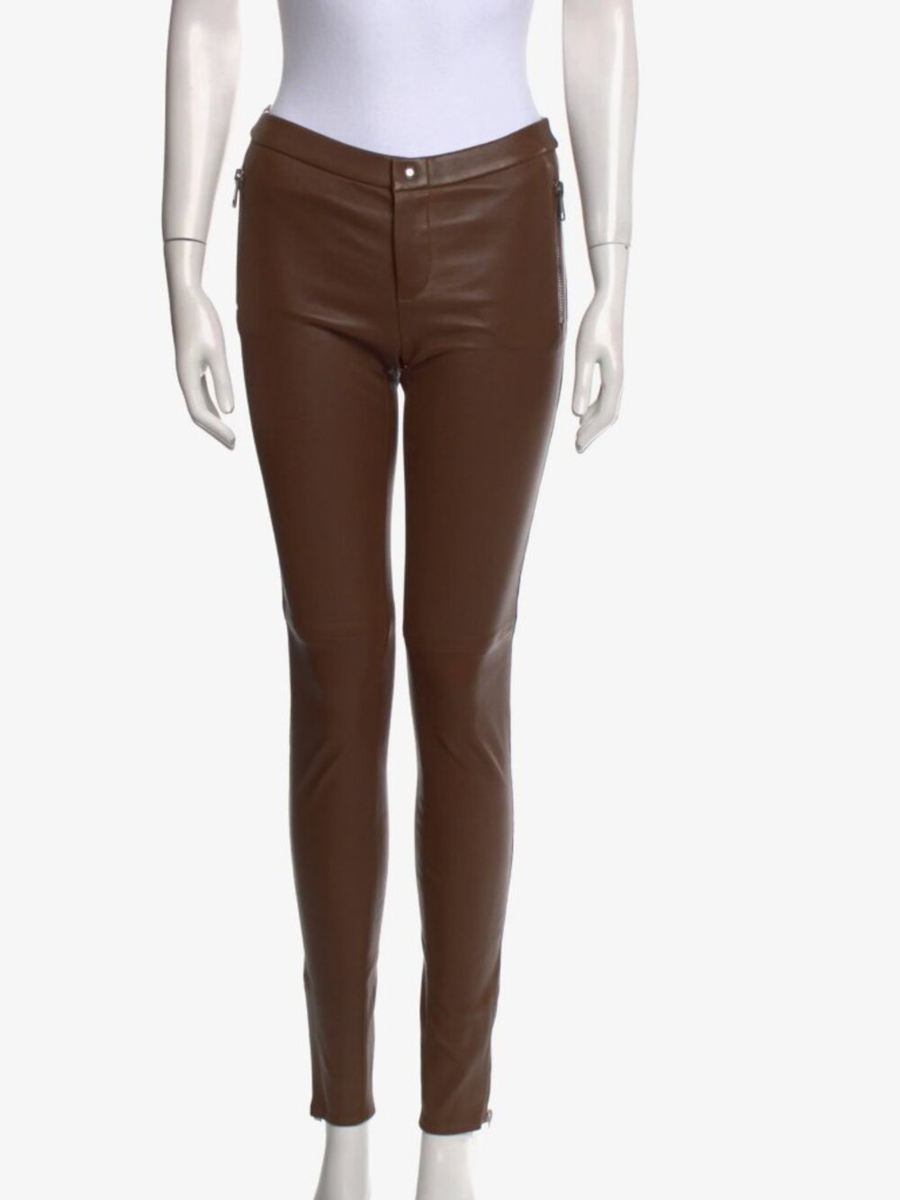 Gucci Skinny Leg Pants Brown | Size: S | US4, IT40